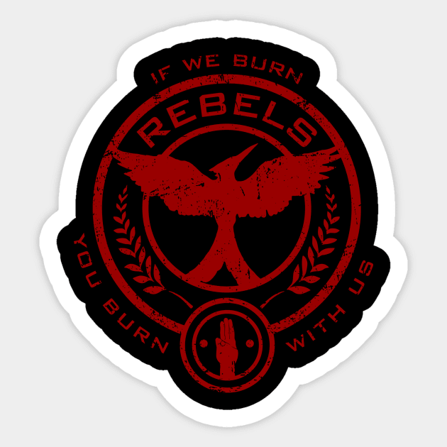 Hunger Rebellion Sticker by alvitef